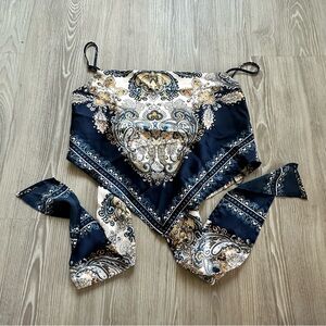 cotton candy la - bandana tank tie top